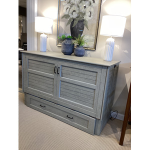 Poppy Murphy Cabinet Bed - Brushed Driftwood Finish