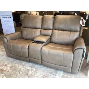 Carter Power Reclining Loveseat with Console & Power Headrests & Lumbar