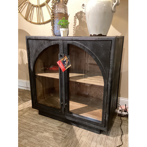 Madilynn Matte Black Two Door Cabinet