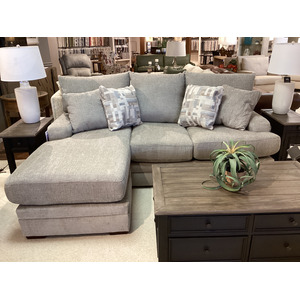 Luca Sofa with Floating Ottoman Chaise - Living Large Tobacco