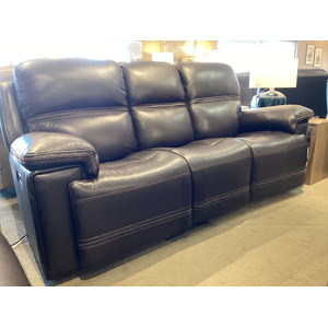 Fenwick Leather Power Reclining Sofa w/ Power Headrests