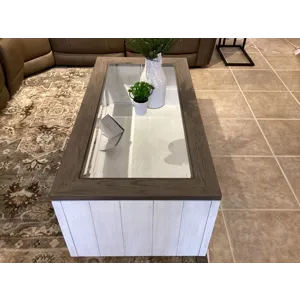 Melody Rectangular Coffee Table with Casters