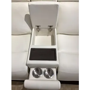 Alister Power Gliding Loveseat with Console, Power Headrests & Lumbar