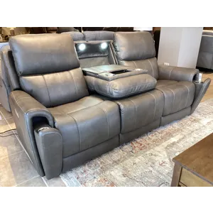 Carter Power Reclining Sofa with Console & Power Headrests & Lumbar