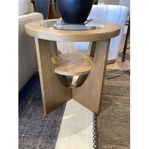 Benefactor Round End Table