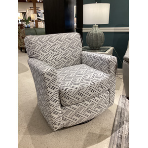 Caroly Fabric Swivel Glider Chair