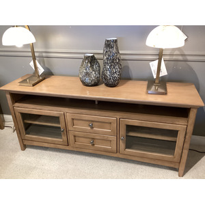 McKenzie 64&Prime;W Sound Bar Media Console - Pecan