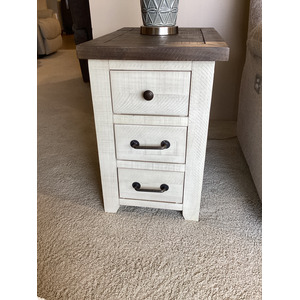 Madison County Power Chair Side - Vintage White