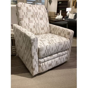 Giana Fabric Swivel Recliner - Wool