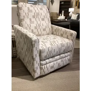 Giana Fabric Swivel Recliner - Wool