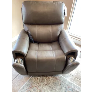 Carter Power Rocking Recliner with Power Headrest, Lumbar, Heat & Massage
