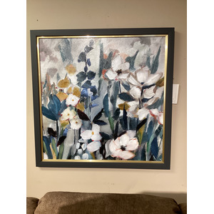 Happy Fields Textured Framed Print