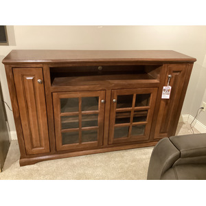 Poplar Tall Curve TV Stand