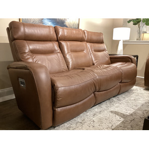 Baron Power Wall Reclining Sofa w/ Headrest, Lumbar, & Dual Wireless Remote