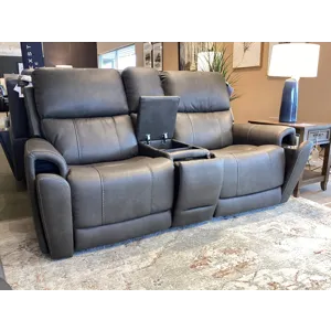 Carter Power Reclining Loveseat with Console & Power Headrests & Lumbar