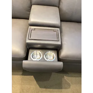 Wyatt Power Reclining Loveseat with Console & Power Headrests & Lumbar