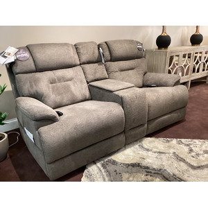 Zecliner Modular 3PC Sectional Console Loveseat. Power Headrest, Lumbar, Heat & Massage *NO LIFT