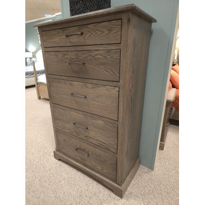 Westbrook Tall 5 Drawer Chest - Oak