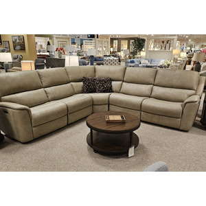 Henry Power Reclining Sectional with Power Headrests & Lumbar