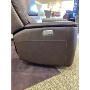 Henry Power Swivel Gliding Recliner with Power Headrest, Lumbar, Heat & Massage