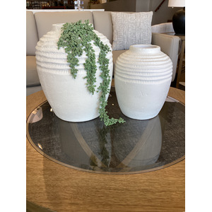 Luna Ridge White Ceramic Vases Set/2