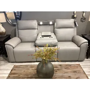 Vernon Power Reclining Sofa with Power Headrests, Lumbar, Heat & Massage