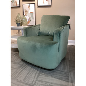 Maeve Swivel Gliding Chair - Windsor Green