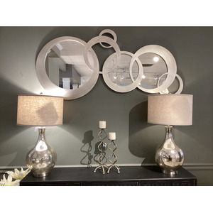 Odiana Silver Rings Modern Mirror