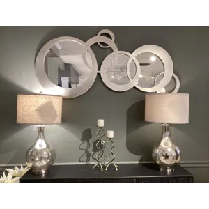 Odiana Silver Rings Modern Mirror