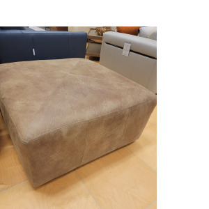 Miles Leather Ottoman