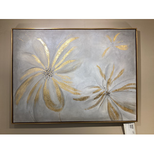 Daisy Stars Hand Painted Canvas