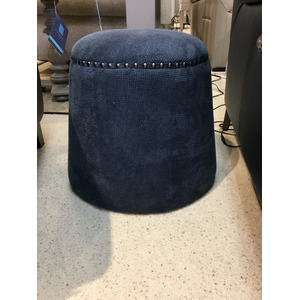 Gumdrop Ottoman - Denim