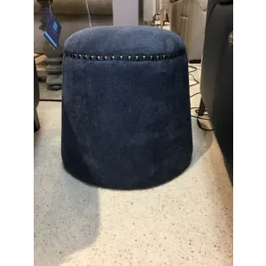 Gumdrop Ottoman - Denim