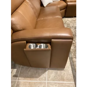 Wyatt Power Reclining Sectional with Power Headrest & Lumbar