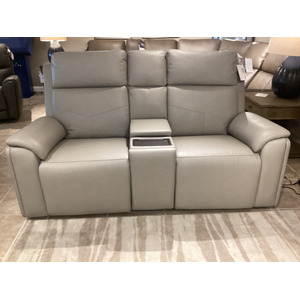 Vernon Power Reclining Loveseat with Console, Power Headrests, Lumbar, Heat & Massage