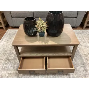 Costa Way-hamilton Ectangular Drawer Coffee Table-Taupe