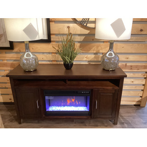 Urban Icon Electric Fireplace Media Console - Merlot