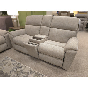 Porter Power Reclining Loveseat with Console, Power Headrest, & Lumbar
