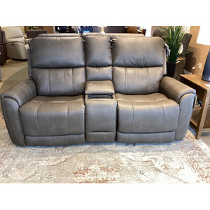 Carter Power Reclining Loveseat with Console & Power Headrests & Lumbar