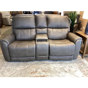 Carter Power Reclining Loveseat with Console & Power Headrests & Lumbar