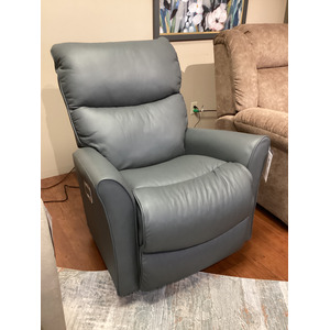 Rowan Power Rocking Recliner w/ Headrest, Lumbar, & Wireless Remote - Gambit Graphite