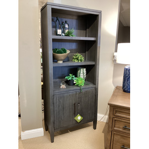 Preston Door Bookcase - Urbane Grey