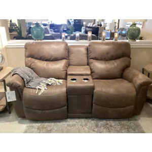 James Reclining Loveseat w/ Console
