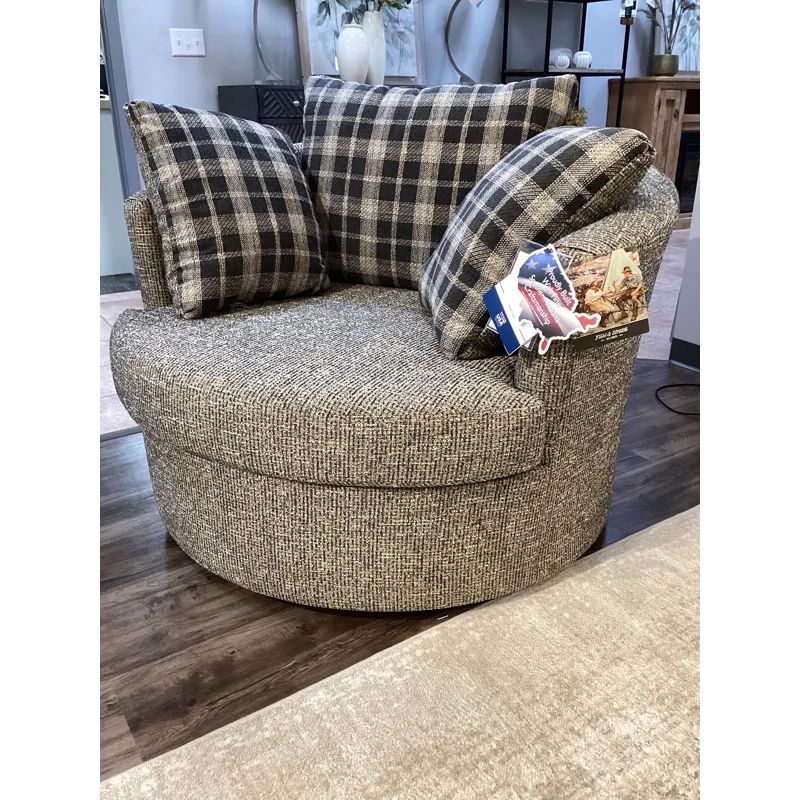 Astro Fabric Swivel Glider Chair