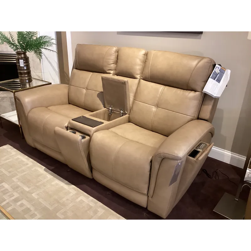 Ranger Power Reclining Loveseat with Console, Power Headrest, Lumbar, Heat & Massage
