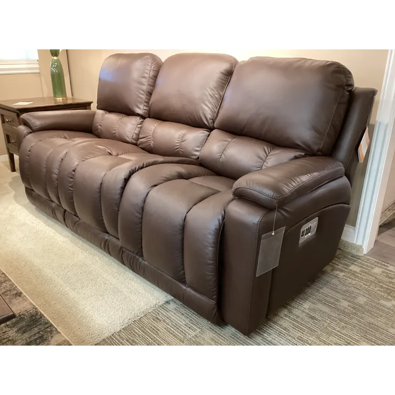 Greyson Power Reclining Sofa w/ Headrest, Lumbar &amp; Wireless Remote