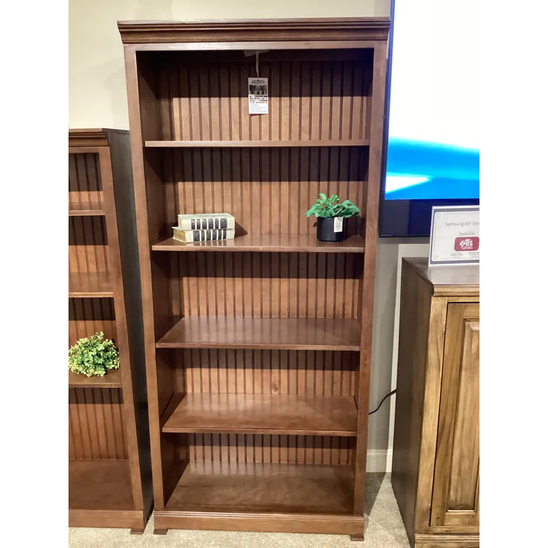 Poplar 72" Open Bookcase