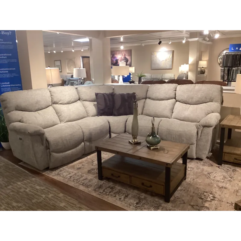 James 3 PC Power Reclining Sectional
