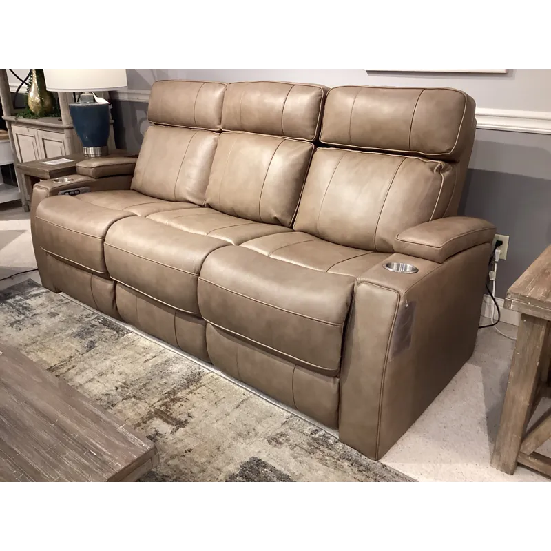Norway Power Reclining Sofa w/Power Headrest &amp; Lumbar