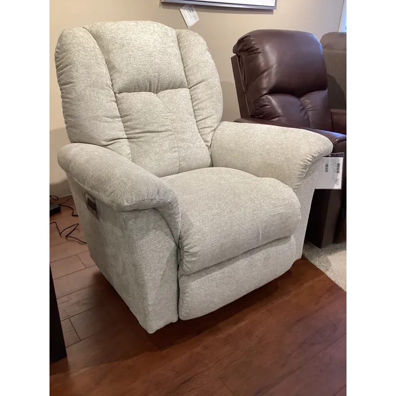 Jasper Power Rocking Recliner w/ Headrest &amp; Lumbar - i-Halifax Antique